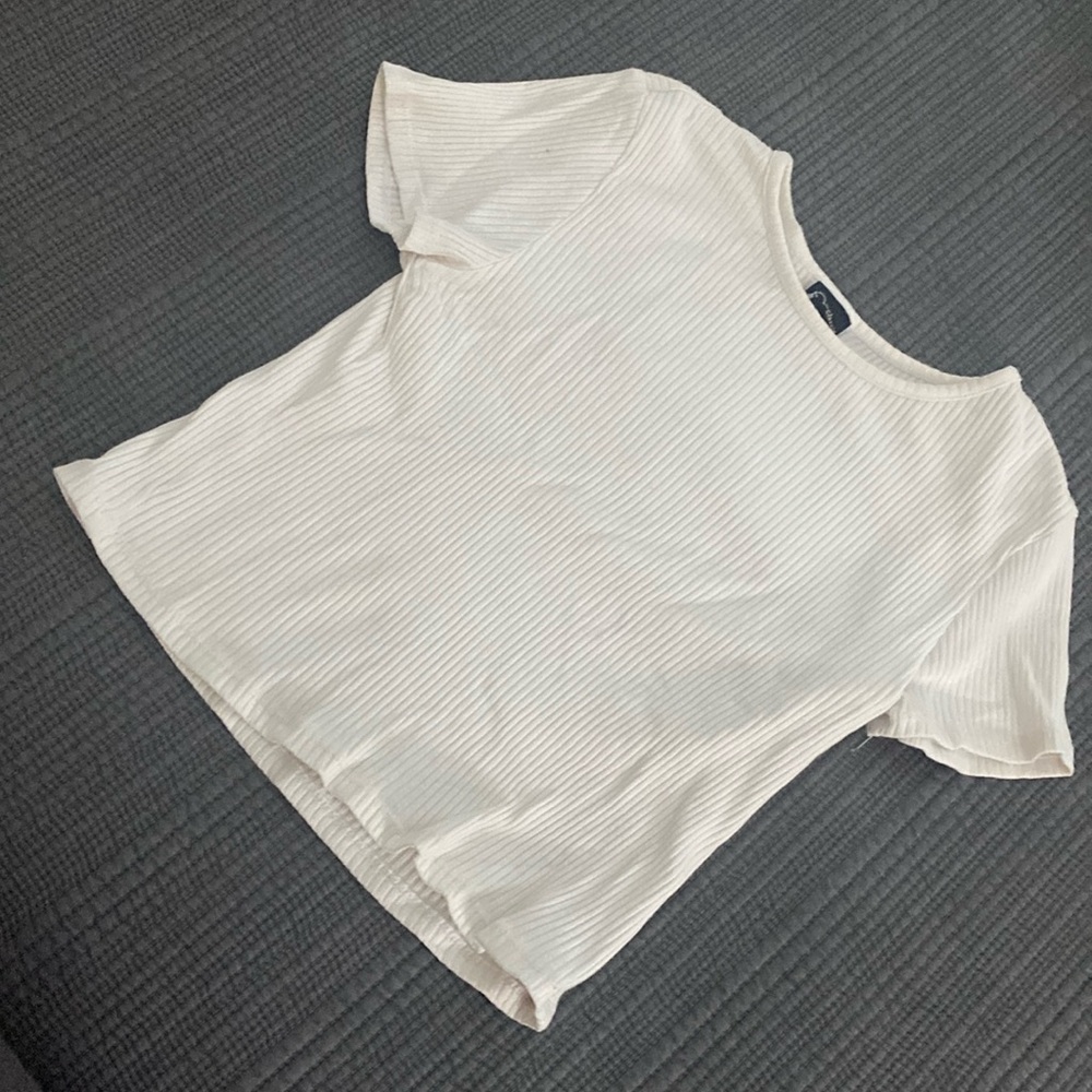 Teen Girls Basic White Tee